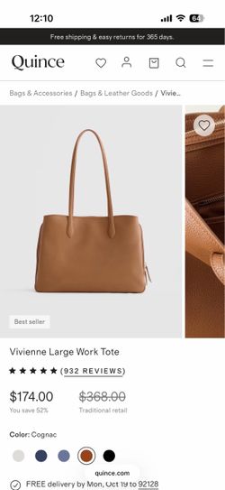 Quince Leather Tote