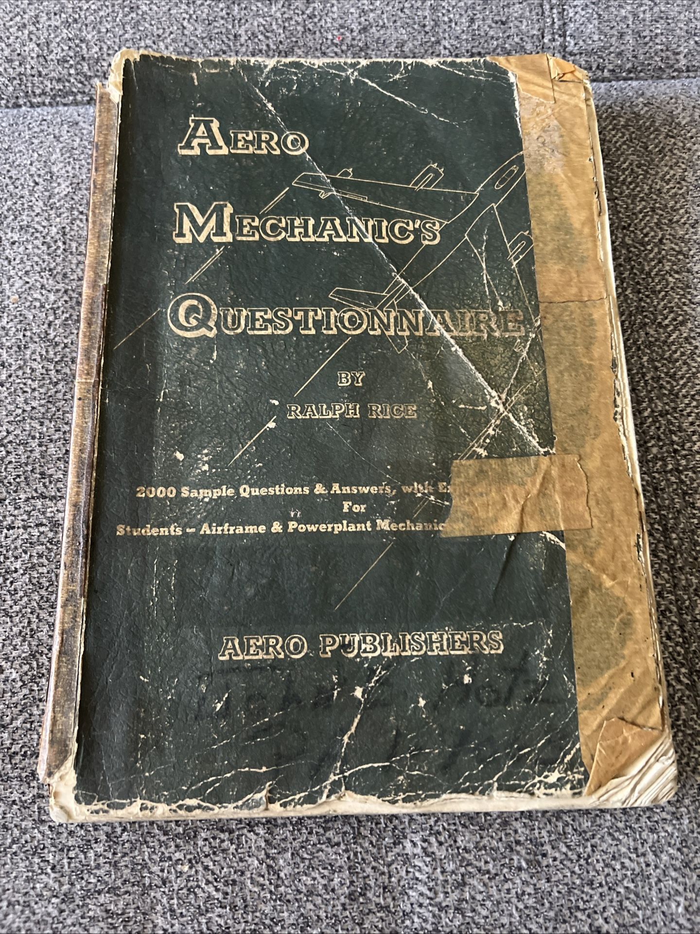 VTG 1960 Aero Mechanics Questionnaire By R Rice Sample ? For Student Mechanics