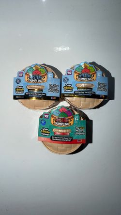 Crazy Fun Viral Mini Mystery Squishy Dumpling - Mixed 3 pack RMS