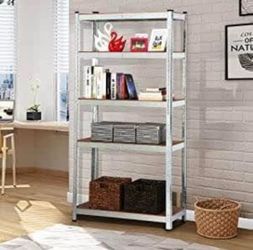 Shelf Steel Metal Garage Rack 5 Level Adjustable Shelves