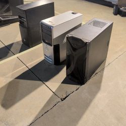 3 Computers DELL, AMD, And Unknown 