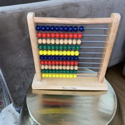 Melissa and Doug abacus classic wooden educational counting toy 