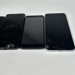Lot of 4 Broken Smartphones LG Cloud HD For Parts Repair Bulk As-Is