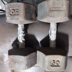 Dumbbell Set 50 Pounds Each