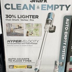 Shark Clean & Empty cordless vacuum cleaner. 