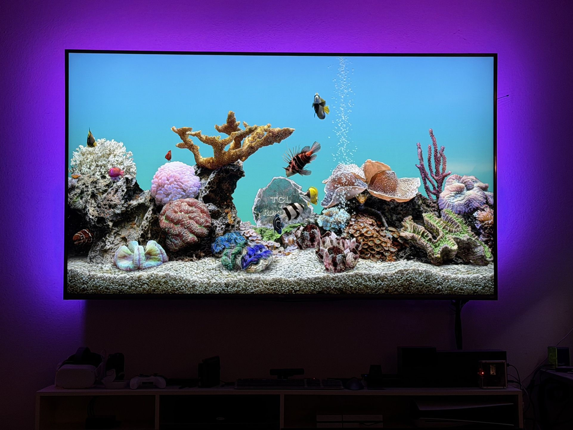 HUGE 85" TCL 4K Smart Roku TV + Wall Mount (Orig. $2,000)