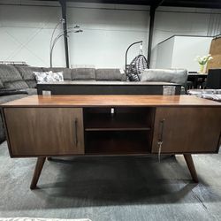60” TV Console w/ sliding doors