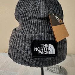 The Northface Dark Grey Cotton Beanie 