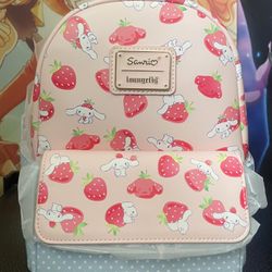 Sanrio Loungefly Hello Kitty Cinnamoroll Strawberry Backpack