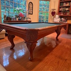 Pool Table 8ft ( Free Delivery & Set Up & New Color Felt Of Your Choice )