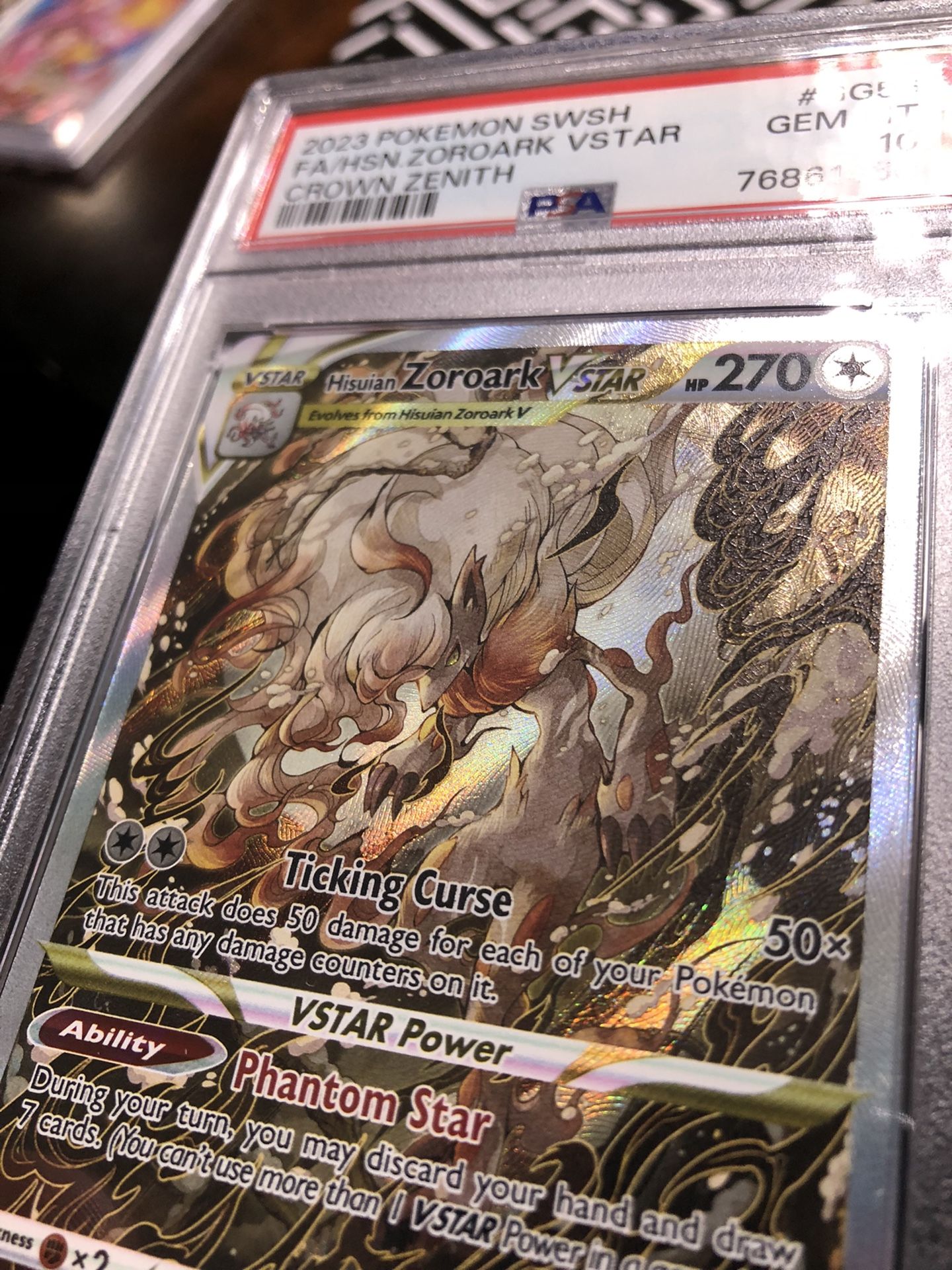 Pokémon Crown Zenith Zoroark Vstar Psa 10 for Sale in Los Angeles