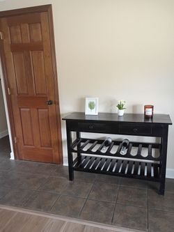 Sideboard with matching mirror