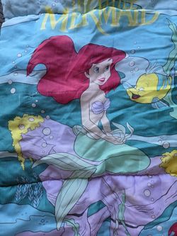 Disney 1990 The Little Mermaid Sleeping Bag Ariel