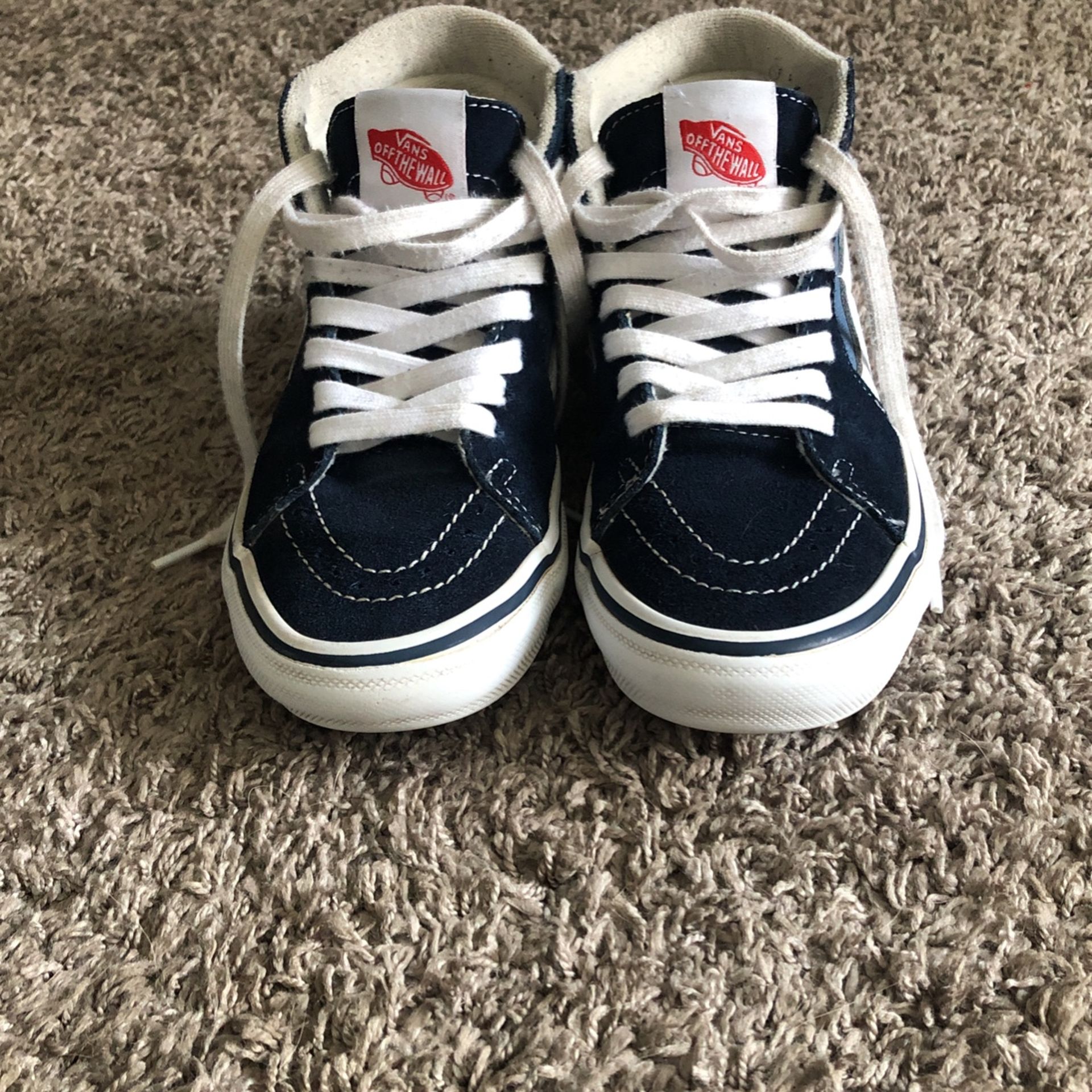 Vans SK8-Hi Kids Size 3.5 Navy