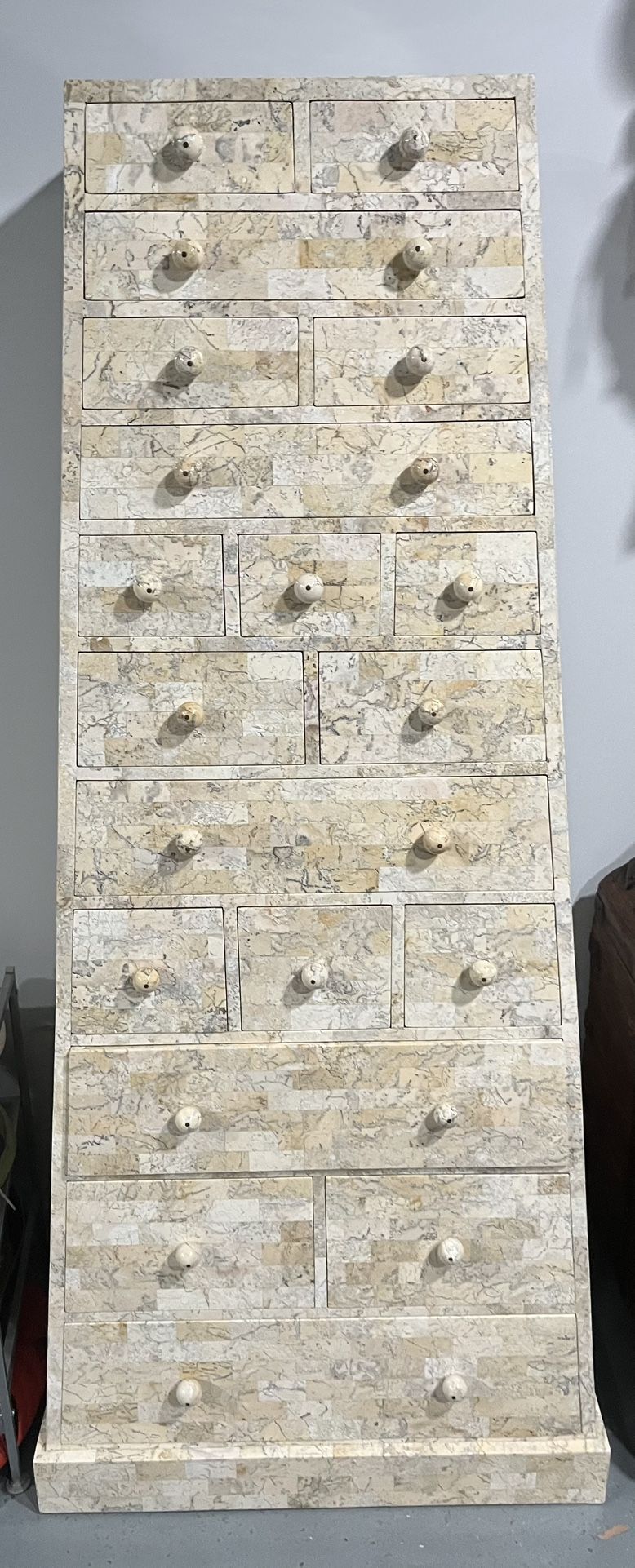 Marble Enamel Armoire 