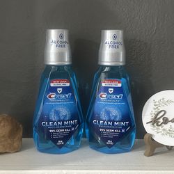 Crest Clean Mint Mouth Wash 16.9 Oz