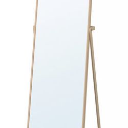 IKEA IKORNNES Floor Mirror, Ash 20.5” x 65.75”