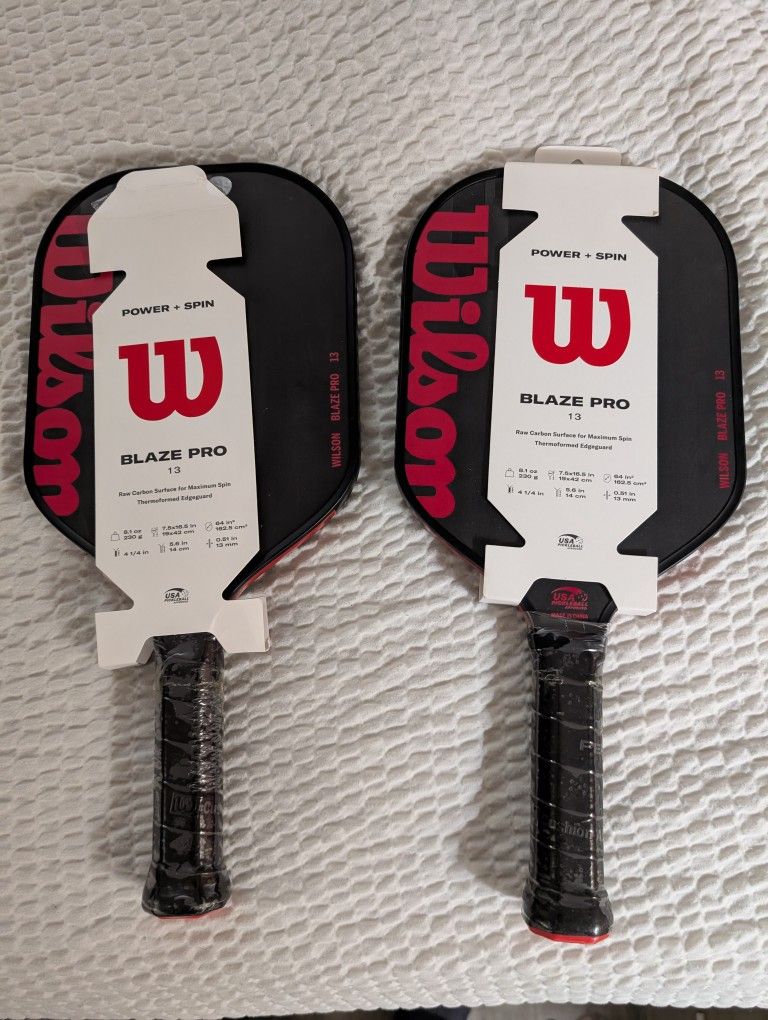 Brand New Wilson Pickle Ball Paddles.