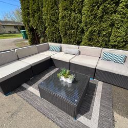 Outdoor Wicker Set 