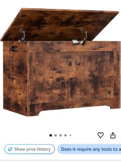 Rustic storage trunk
