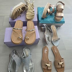New Sandals Size 7-7.5