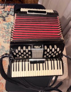 Ancona by Soprani Piano Accordion with Gig Bag or best offer or trade with cash on top