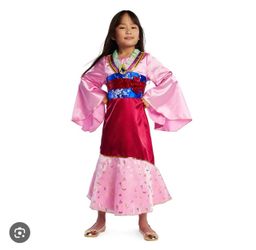 Authentic Disney Store Mulan Costume