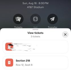 BTS Arlington Sunday