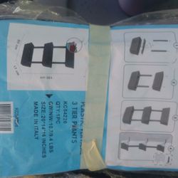 2-Plastic Vertical 3 Tier Plants" planters. New/ unused