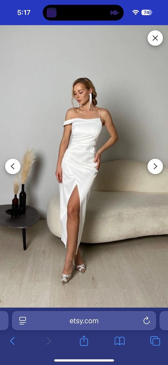 Simple Wedding Or Rehearsal dress