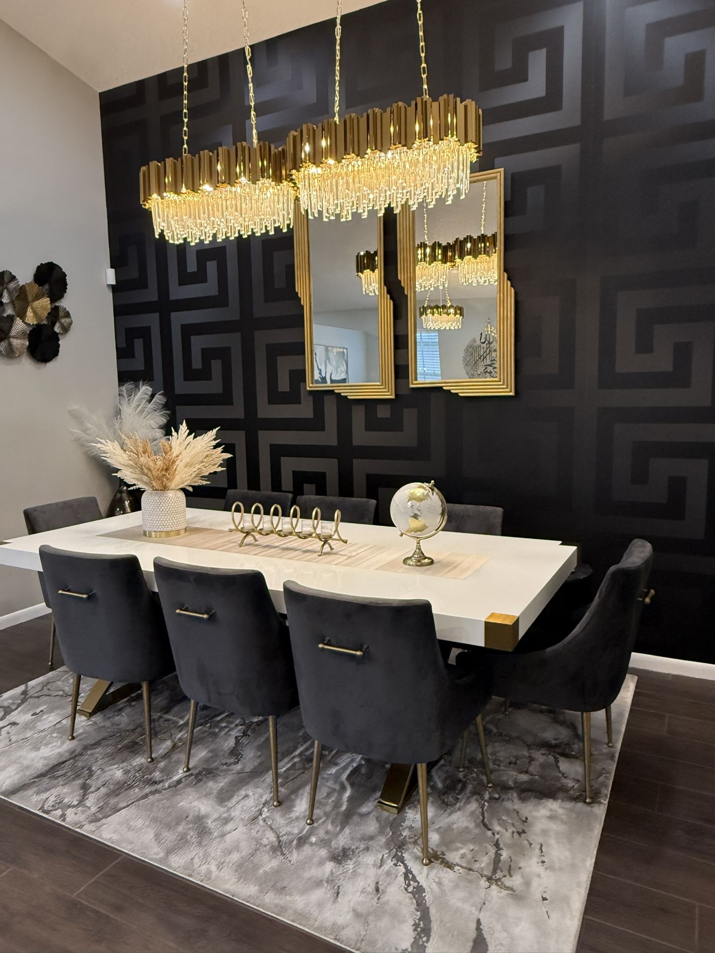 Modern luxury dining table