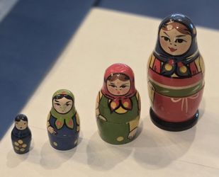 Babushkas Or Wooden Nesting Dolls