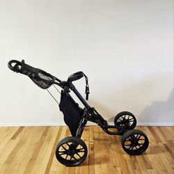 CaddyTek CaddyCruiser ONE V3 – 4-Wheel Golf Push Cart – Excellent Condition