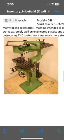 Model G1L PANTOGRAPH