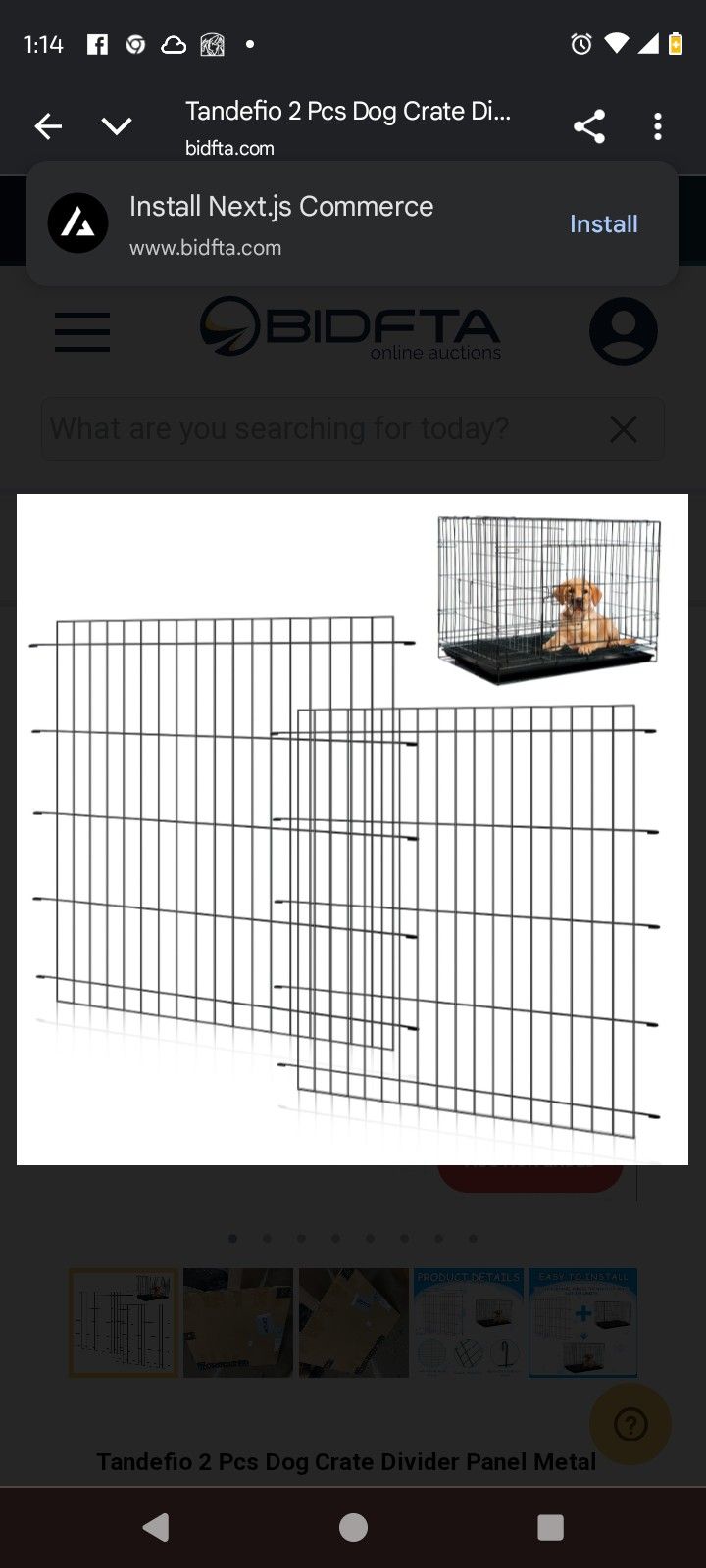 2 Piece Dog Crate Divider Panel (New)