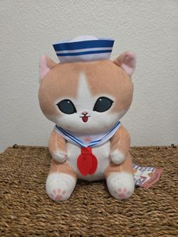 Round 1 Mofusand Sailor Nyan Orange Cat Big Plush