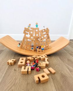 Wobbel Balance Board $199 | Waldorf Montessori Open-Ended Kids Toy