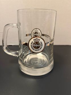 Vintage German Warsteiner Beer Glass Mug Stein 0.5L
