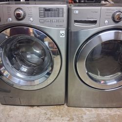 LG Front Load Washer And Dryer Set 