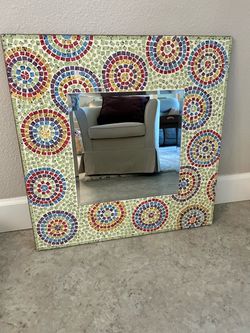 Colorful Mosaic Mirror