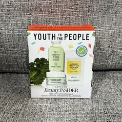 Brand New Sephora Youth To The People 3 Piece Skincare Gift Set 