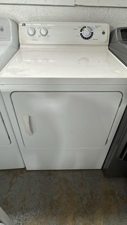 GE White Front-Load Dryer