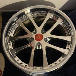 20” Weds LXZ 3-Piece Wheels – Ceramic Polish Finish