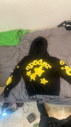 Black and yellow spider hoodie