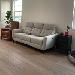 Reclining soft Gray Sofa