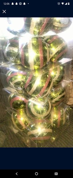 Large Christmas Stripes  Ornaments 🎄