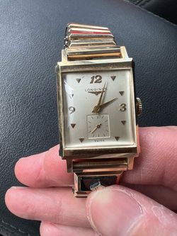 Longines vintage 14k gold watch
