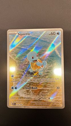 Squirtle Holo Pokémon Card 170/165 151