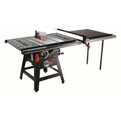 SAWSTOP Table Saw: 120 V AC Volt, 14 A Current, 12 1/2 in Left to 52 1/2 in Right, 0°to 45°
Item 46AC60Mfr. Model CNS175-TGP252