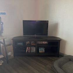 TV and Corner Stand 